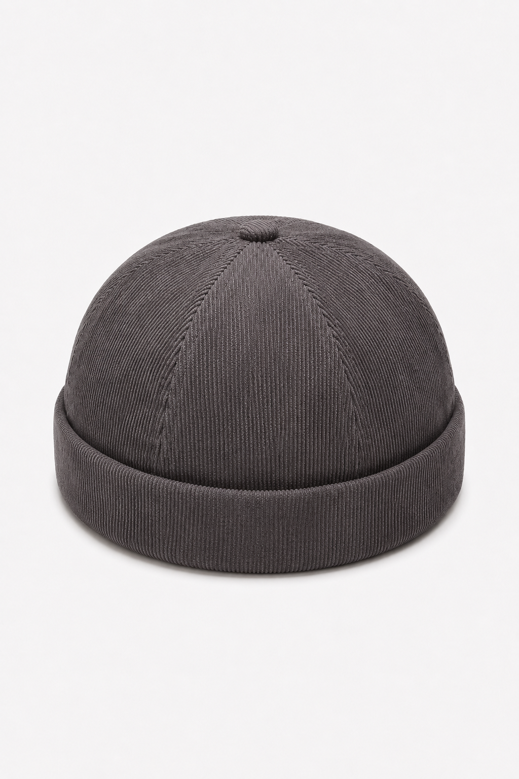 Unisex Docker-Mütze aus Baumwolle – Grau