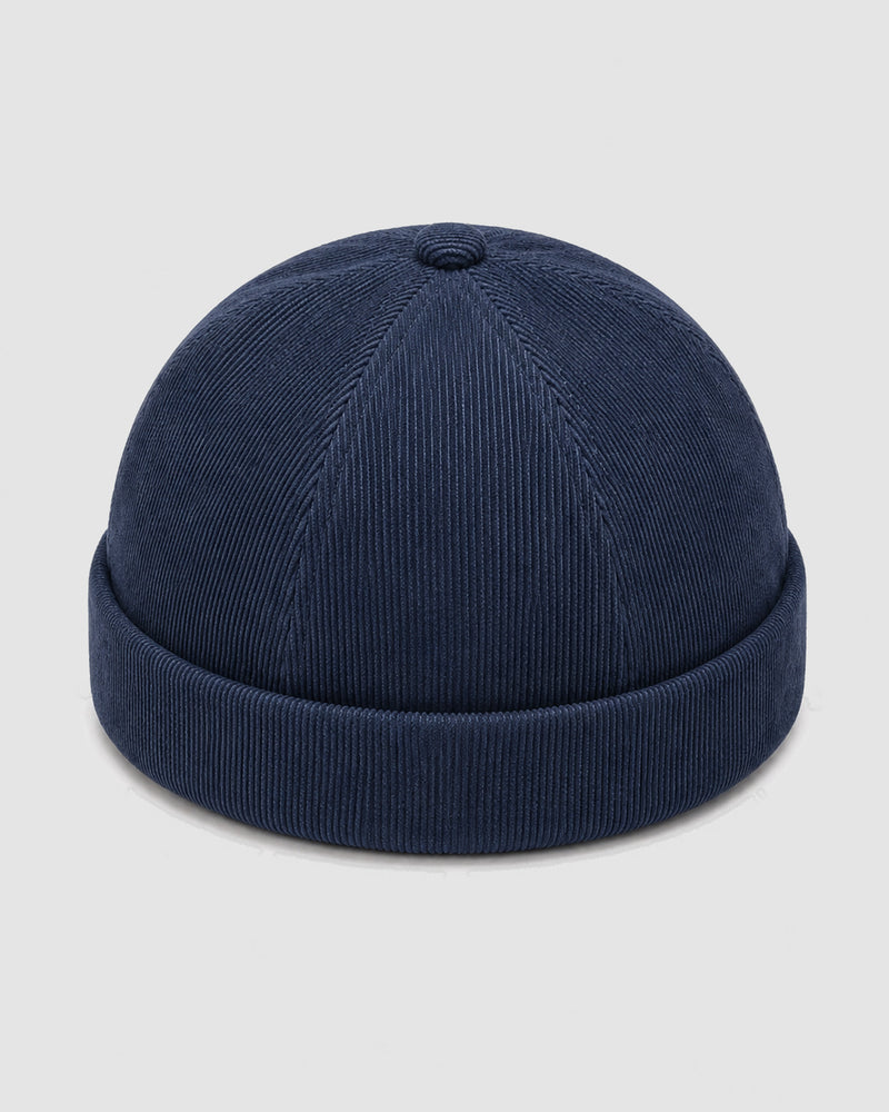 Heren Docker-muts van katoen – Marineblauw