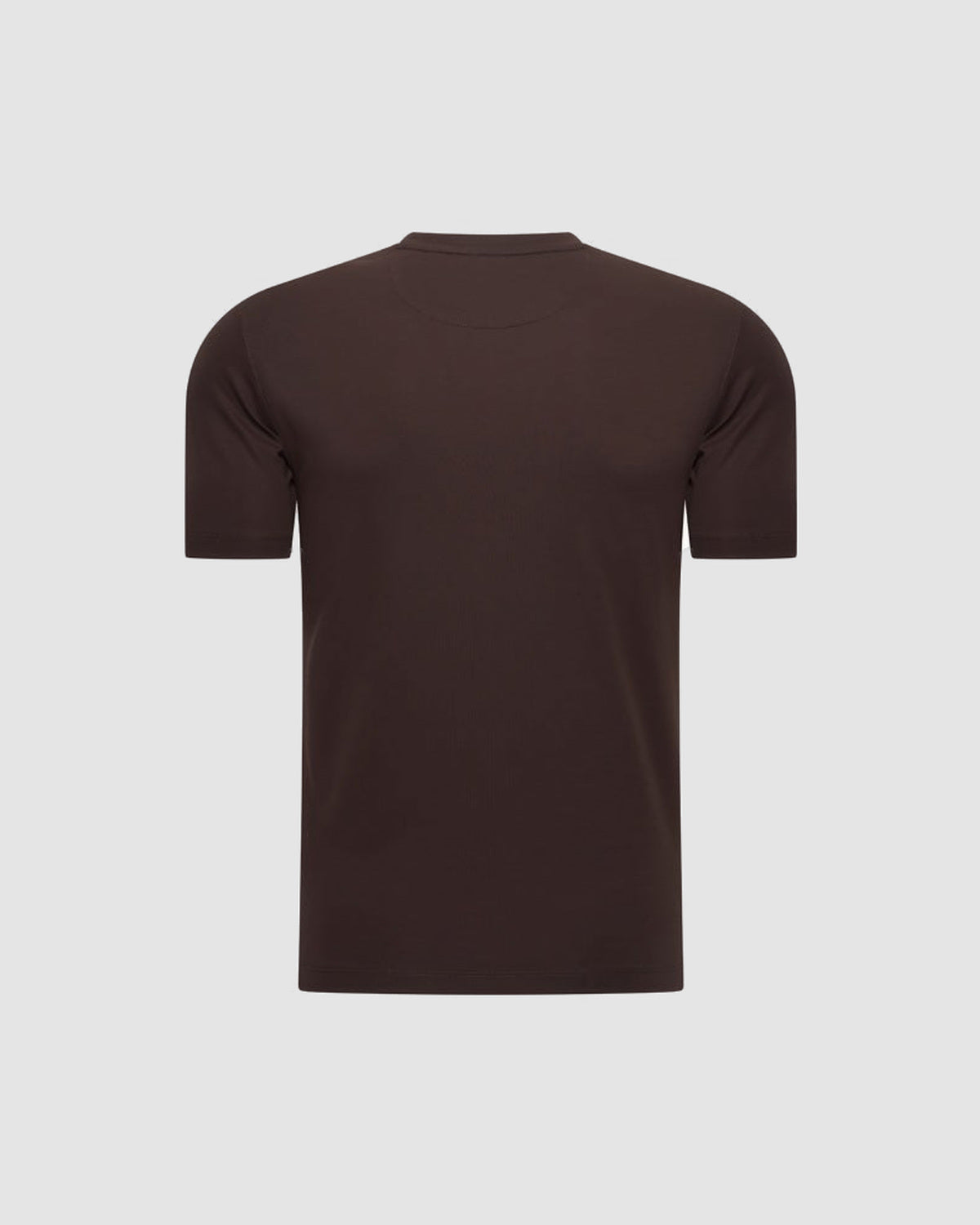 Herren T-Shirt mit Rundhals, Kurzarm – Espresso, Bild 2