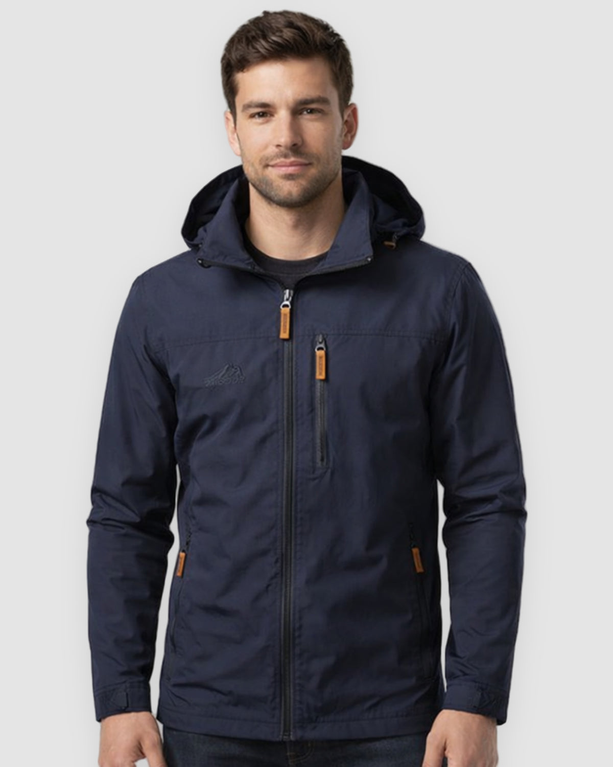 Herren Wanderjacke wasserdicht und winddicht mit Taschen, Bild 10