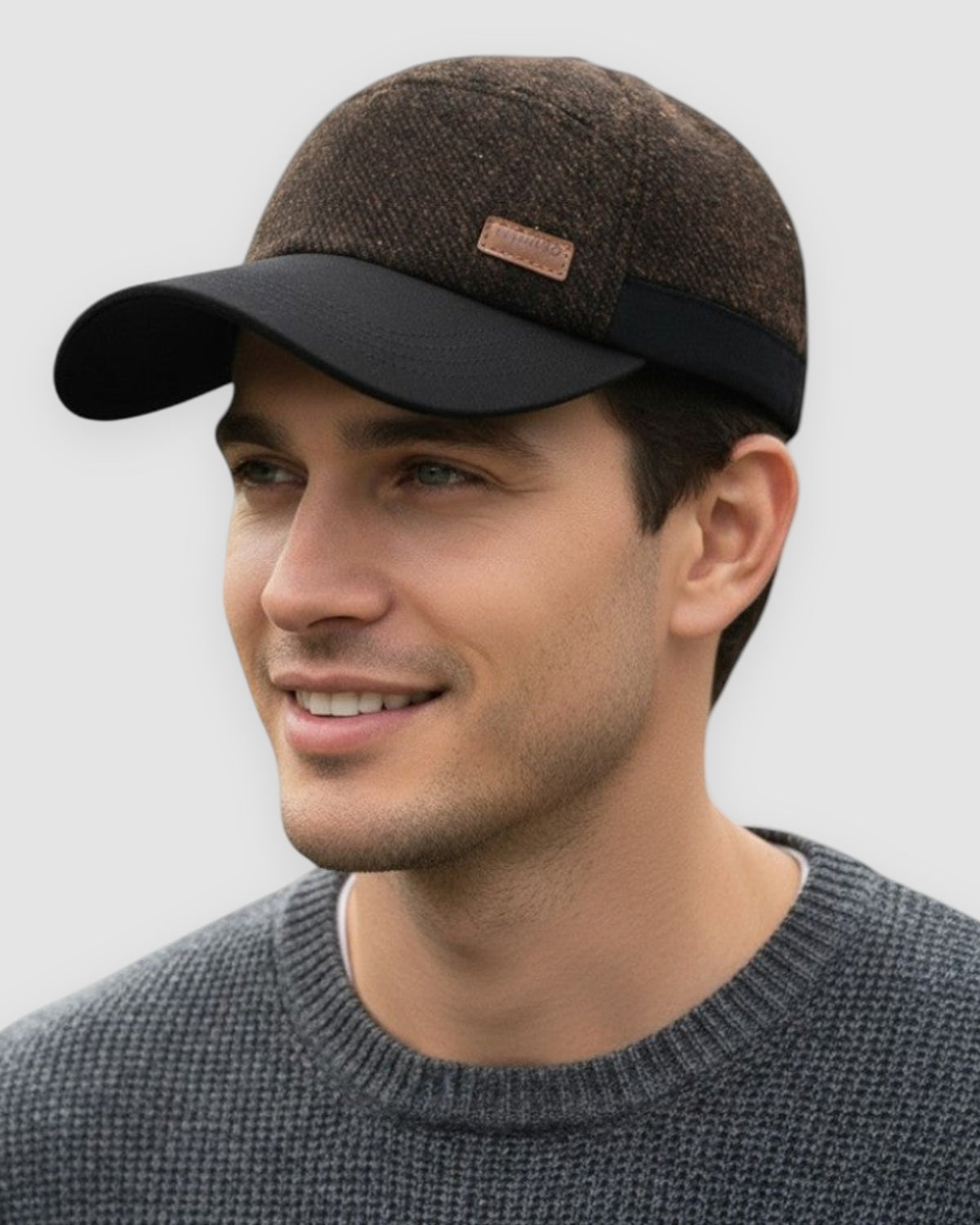Herren Baseball Cap mit Ohrenklappen, Vintage-Stil – Ansicht 6