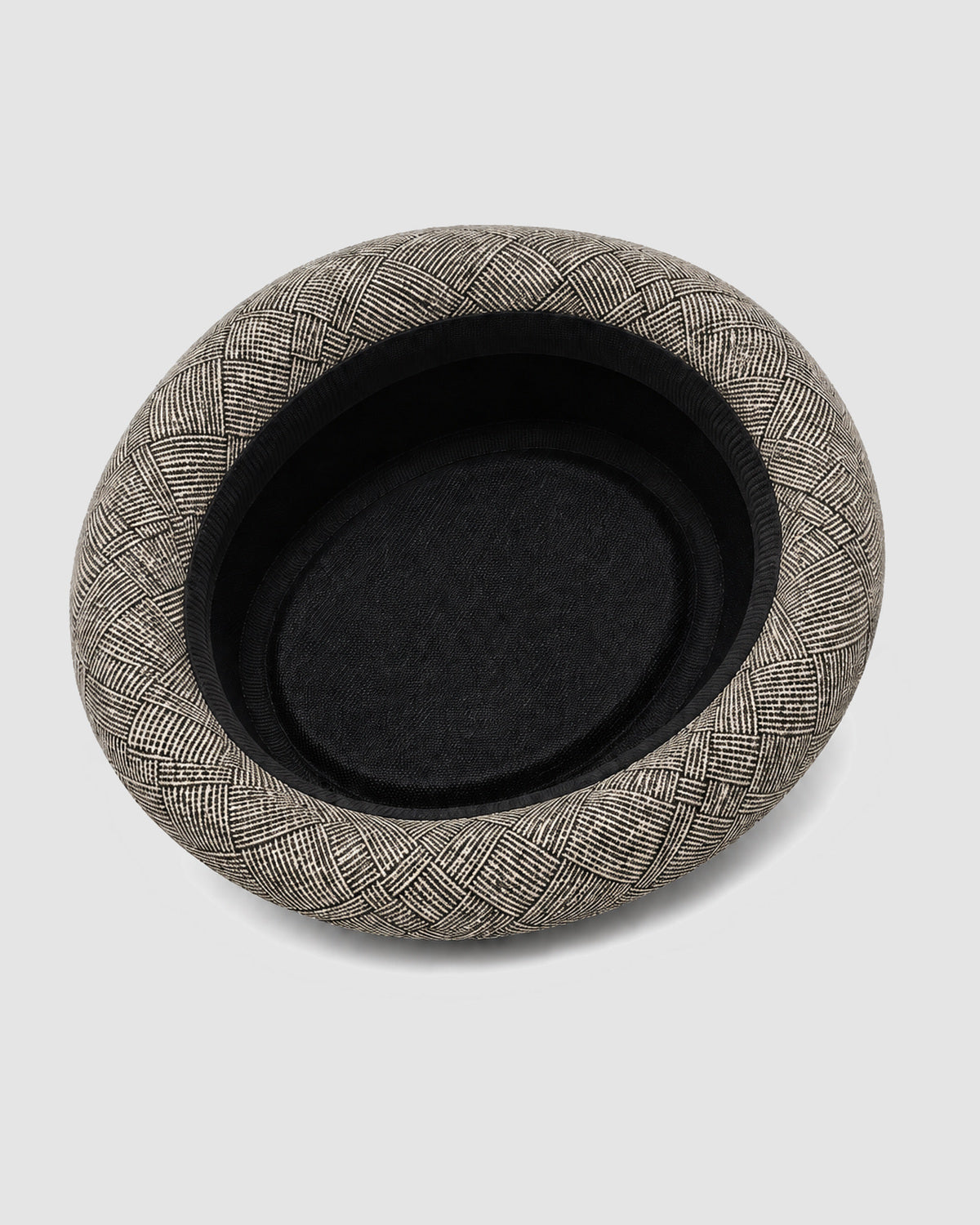 Herren Fedora-Hut mit Karomuster und Hutband – Khaki, Bild 3