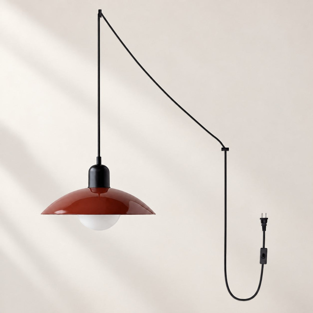 Steckdosen-Pendelleuchte im Mid-Century-Bauhaus-Stil – Ansicht 42