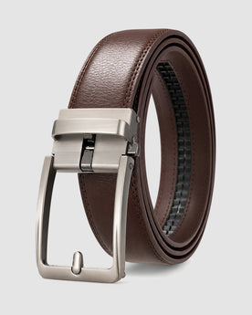 Herren Ledergürtel aus Rindsleder, robust und elegant in Braun