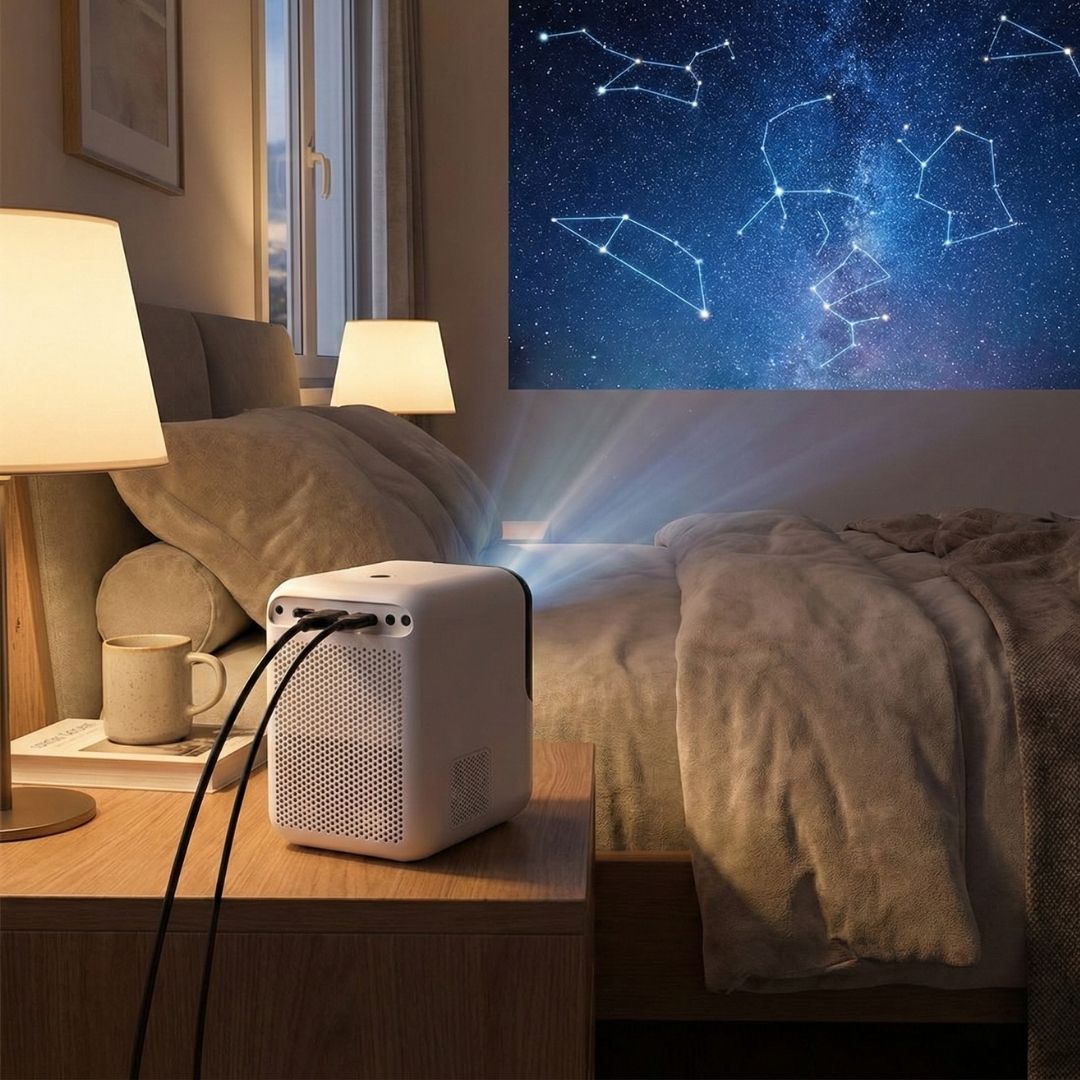 Mini-Projektor HD für Heimkino, tragbar – Ansicht 7