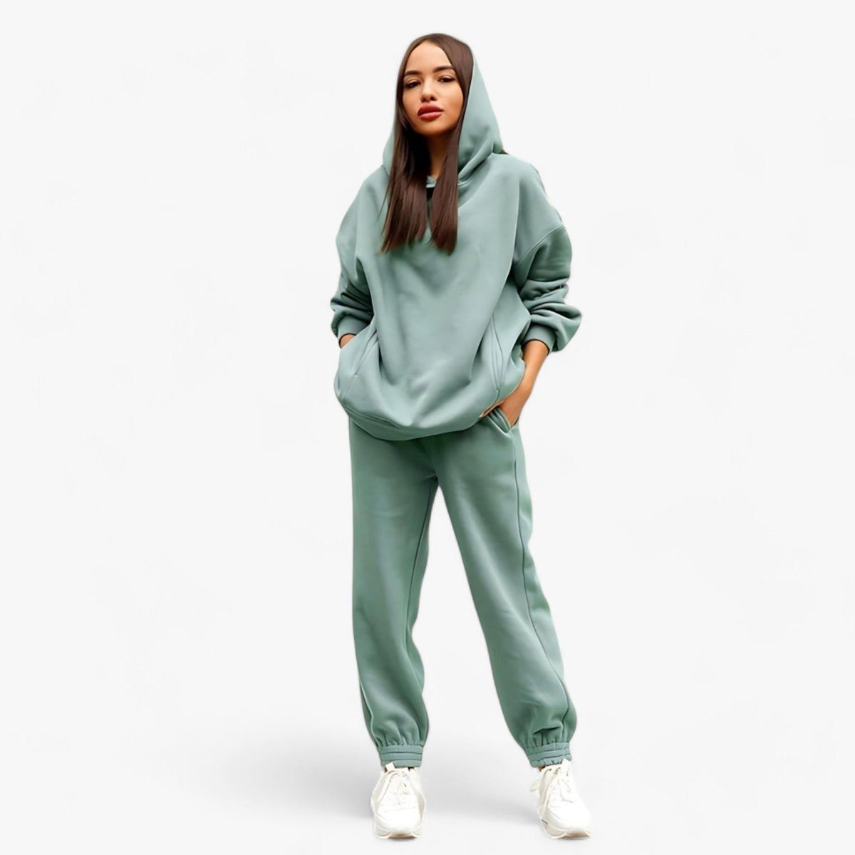 Winter-Sweatshirt-Set Kapuze