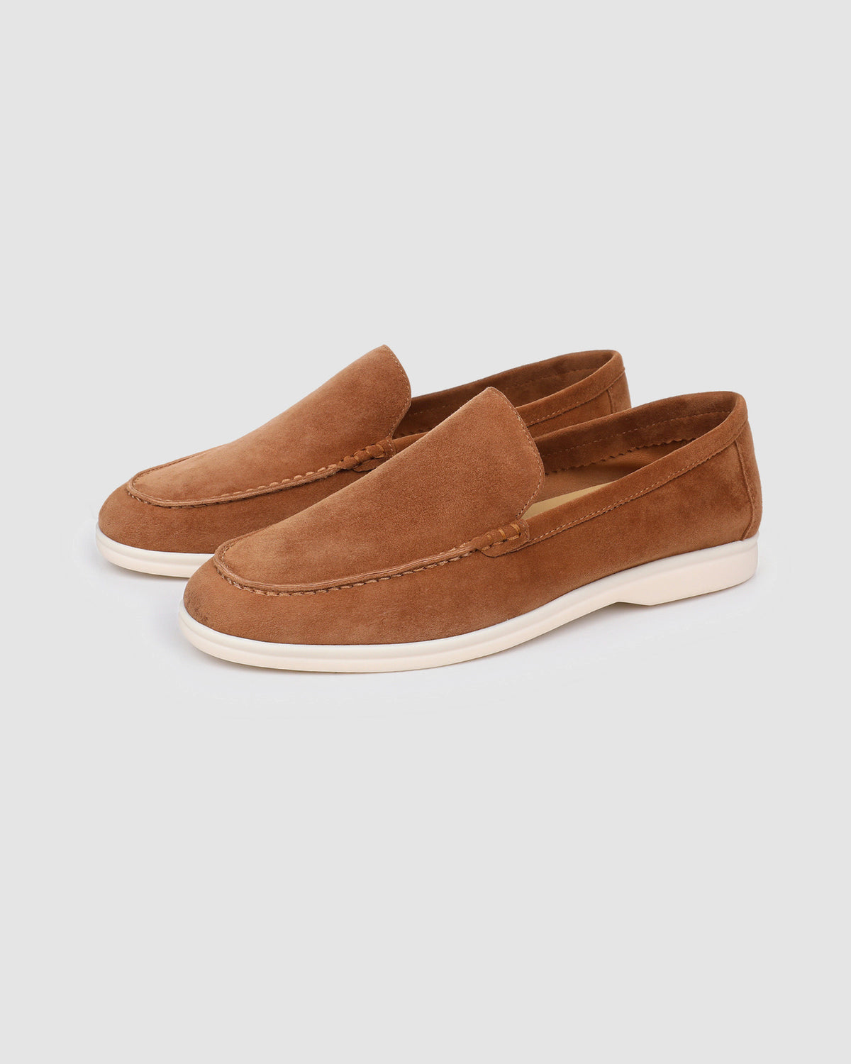 Herren Loafer in Wildleder-Optik – Karamell, Bild 1