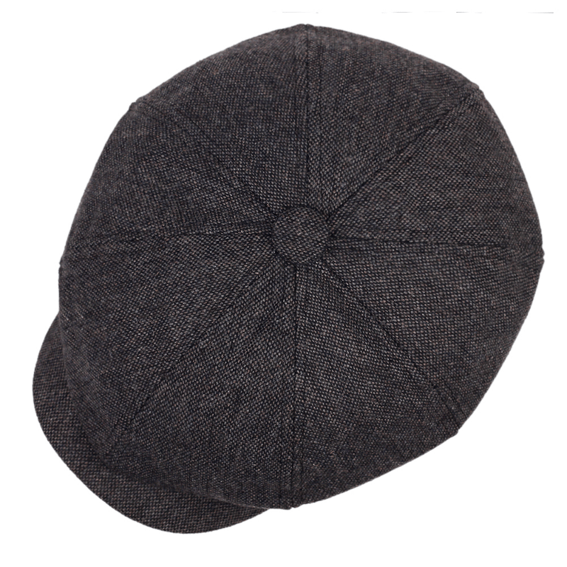 Herren Baskenmütze Retro Achtteilig