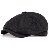 Herren Baskenmütze Retro Achtteilig