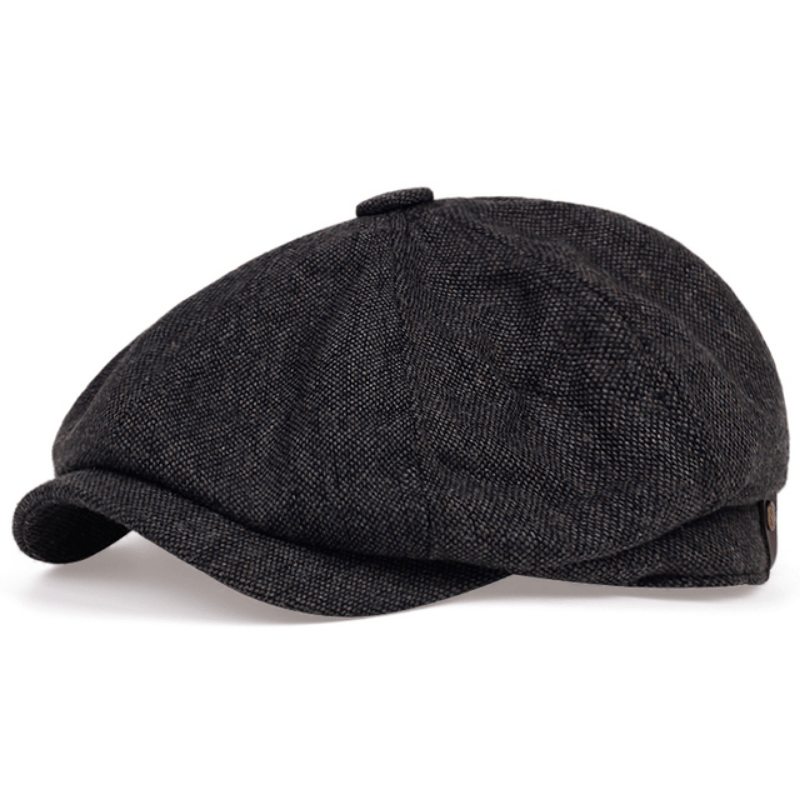Herren Baskenmütze Retro Achtteilig