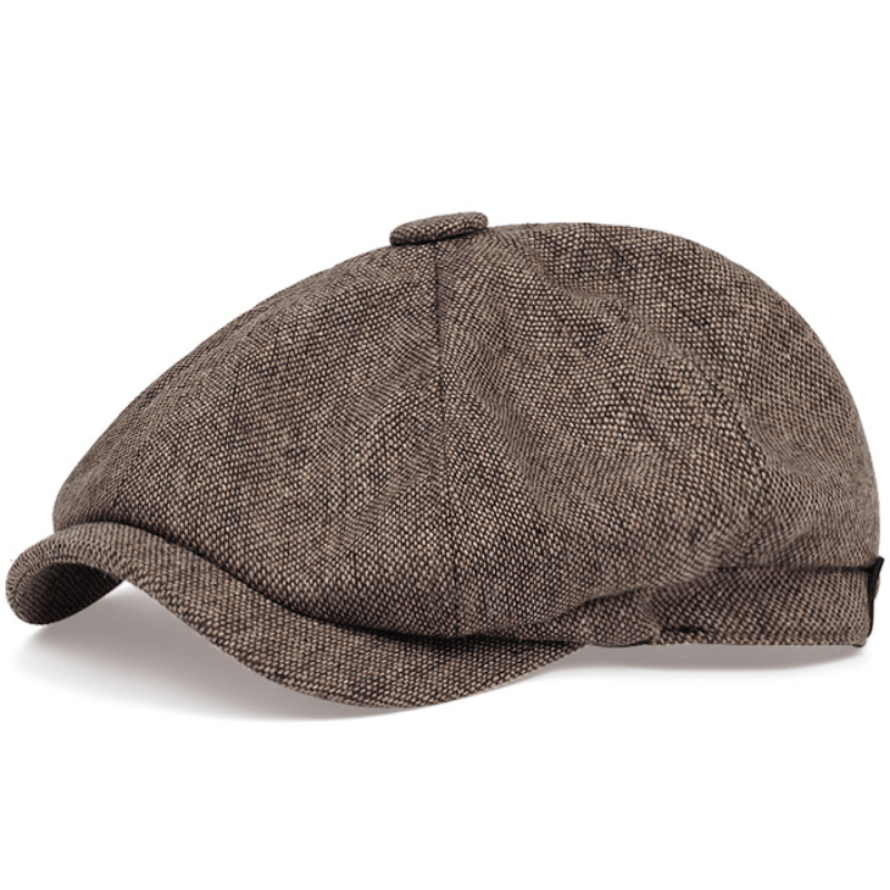 Herren Baskenmütze Retro Achtteilig