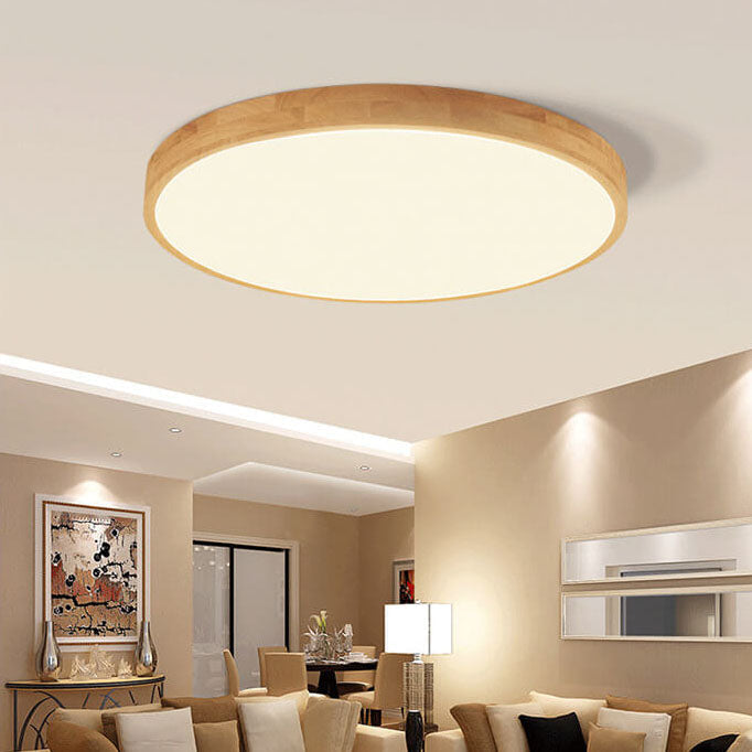 Deckenleuchte - Nordisches Massivholz LED