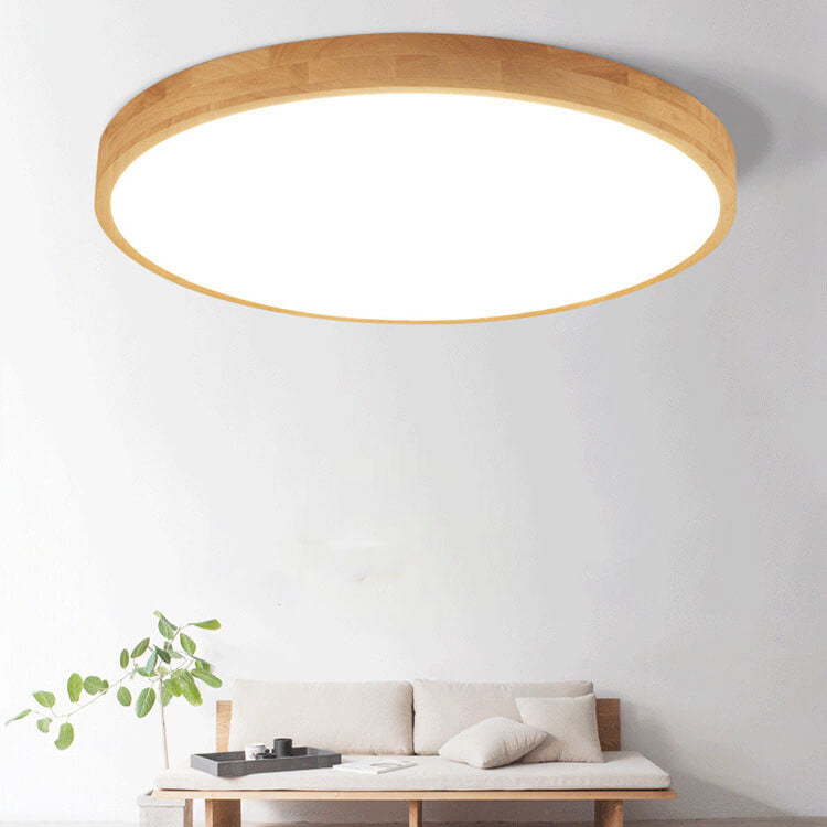 Deckenleuchte - Nordisches Massivholz LED