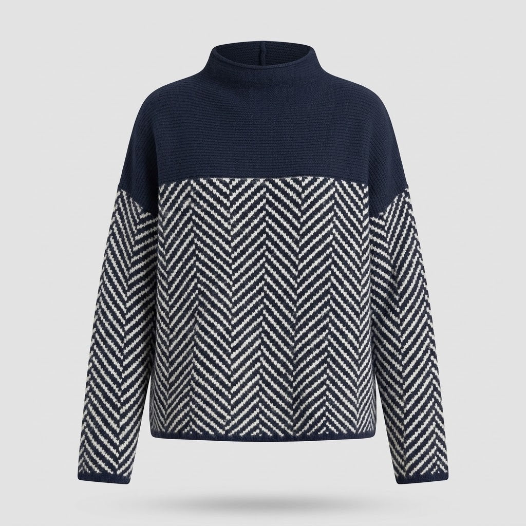 Women's Cashmere Turtleneck Sweater - Soft Knit Pullover