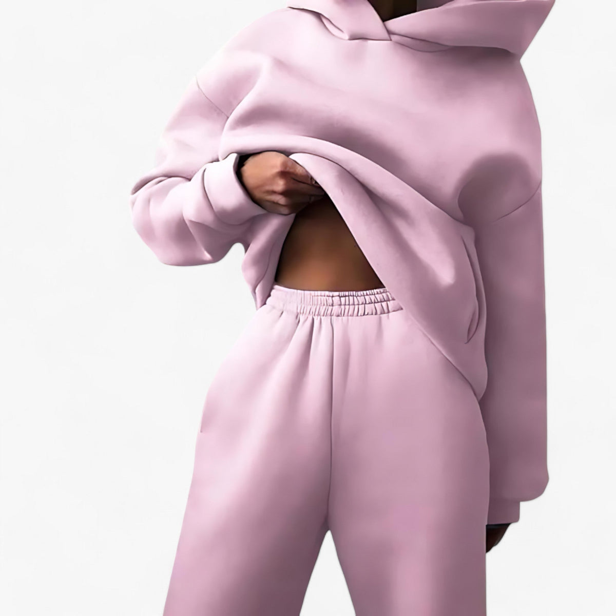 Winter-Sweatshirt-Set Kapuze