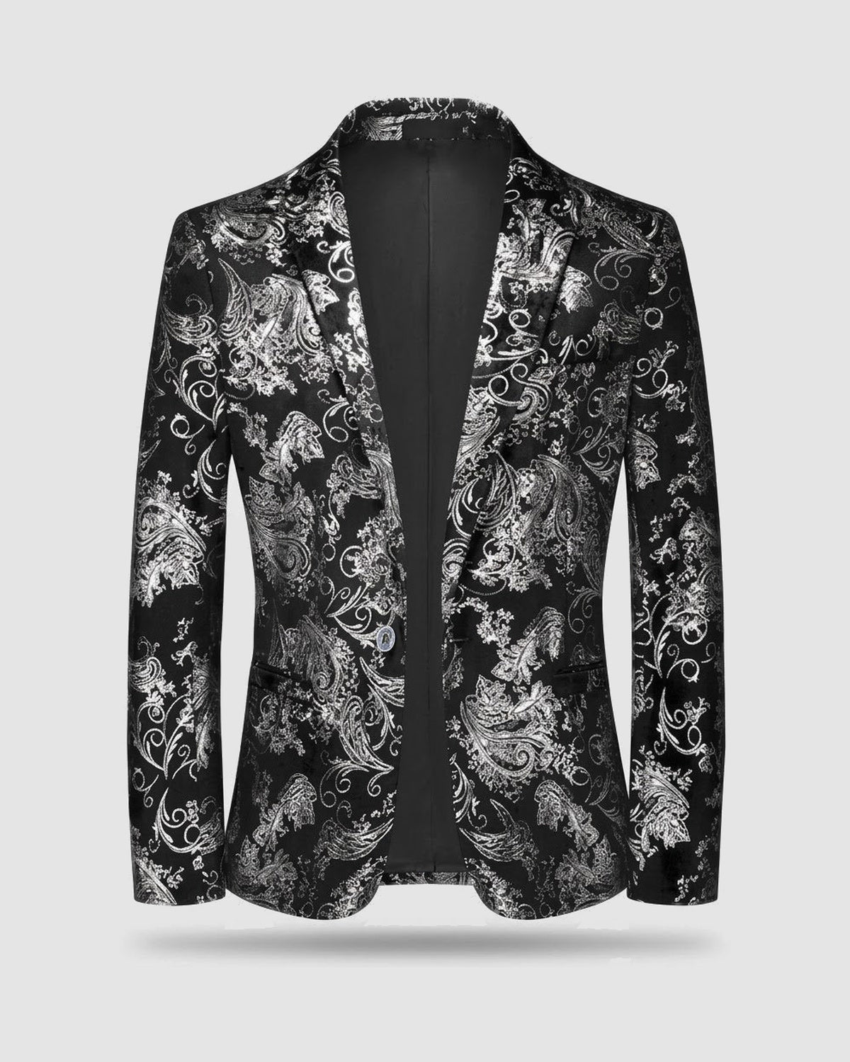 Herren Business Blazer mit Barockmuster, Bild 1