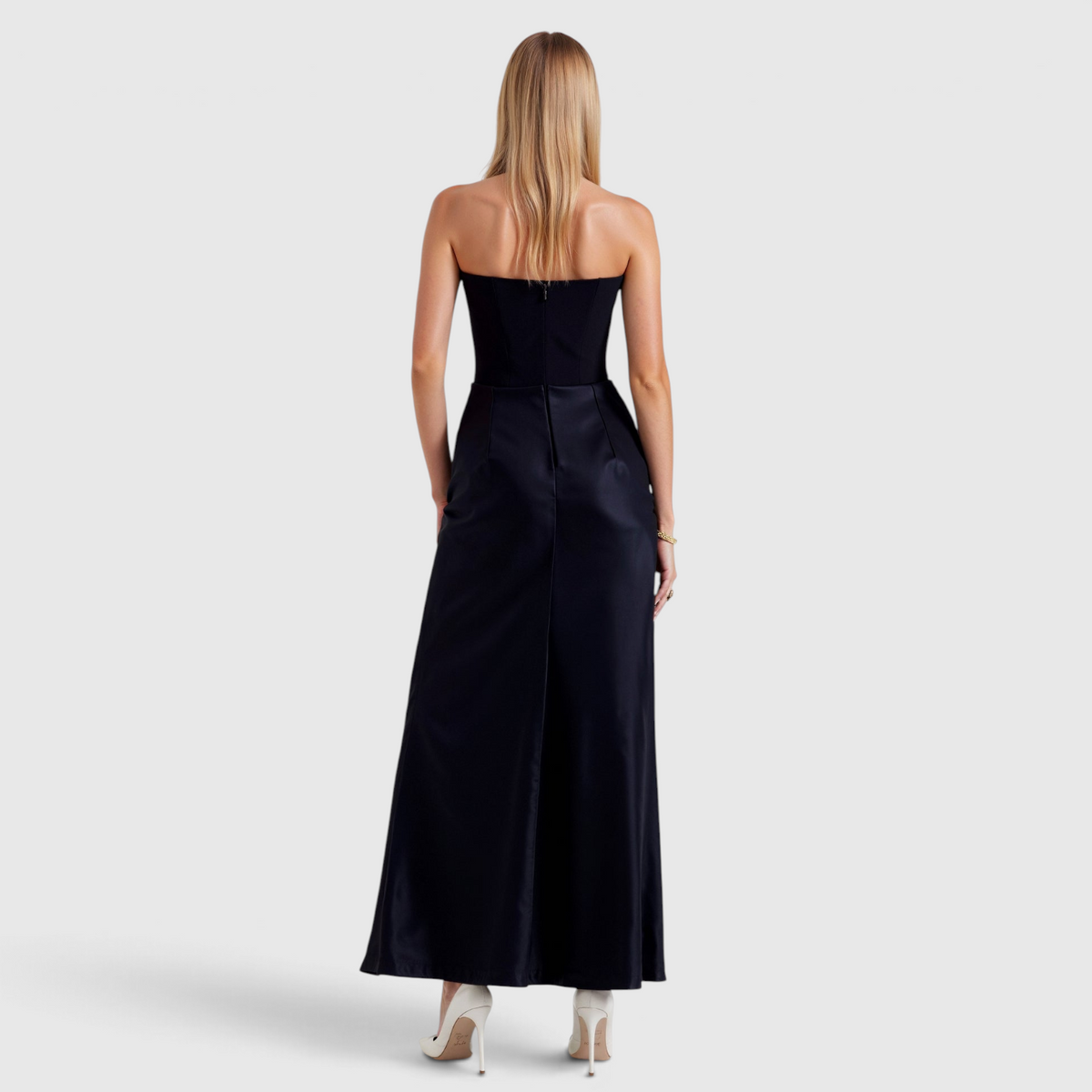Women's Column Maxi Dress - Elegant Wedding Guest Dress