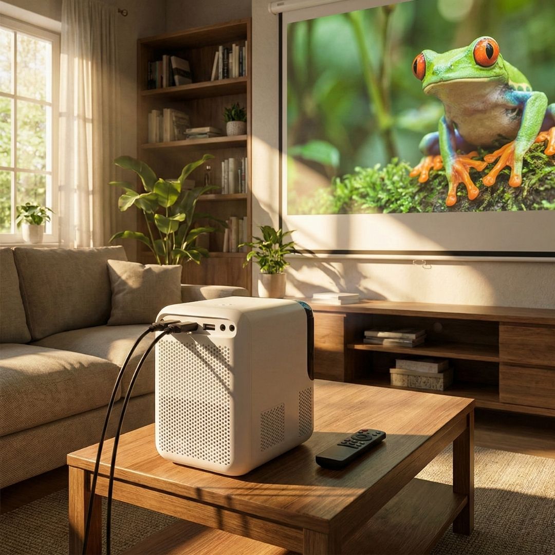 Mini-Projektor HD für Heimkino, tragbar – Ansicht 8