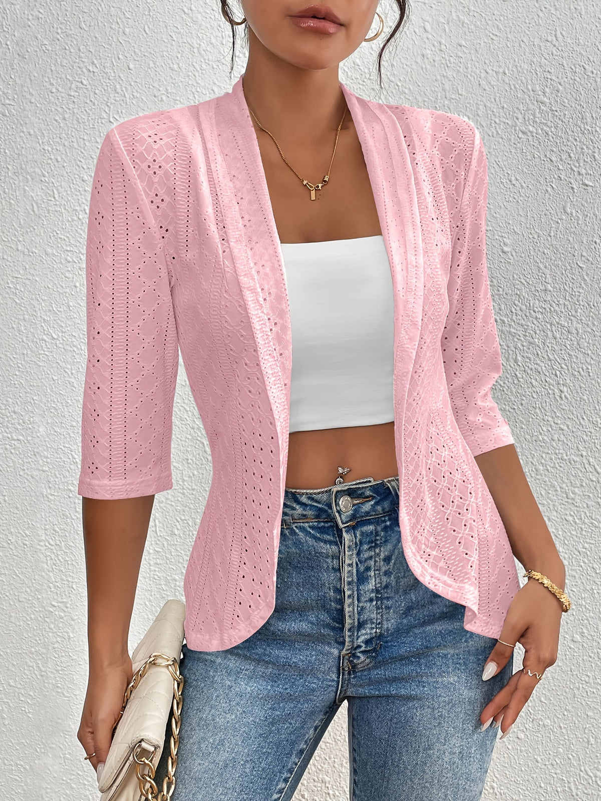 Damen Offene Jacke - Leichtes Layering-Stück