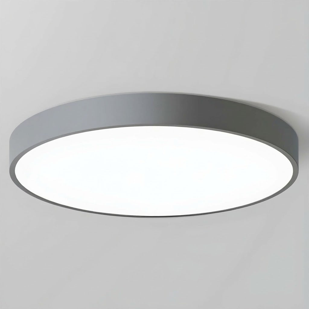 Moderne Runde LED Deckenleuchte Flache Scheibe