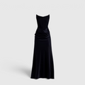 Women's Column Maxi Dress - Elegant Wedding Guest Dress