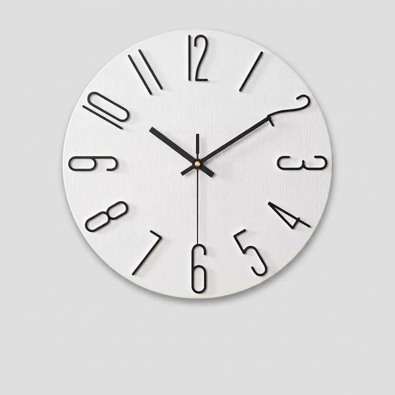 WireClock Moderne Wanduhr für Wohnzimmer