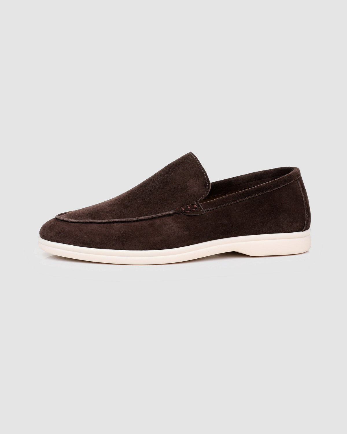 Herren Slip-On Loafer in Wildleder-Optik – Kaffeebraun, Bild 5