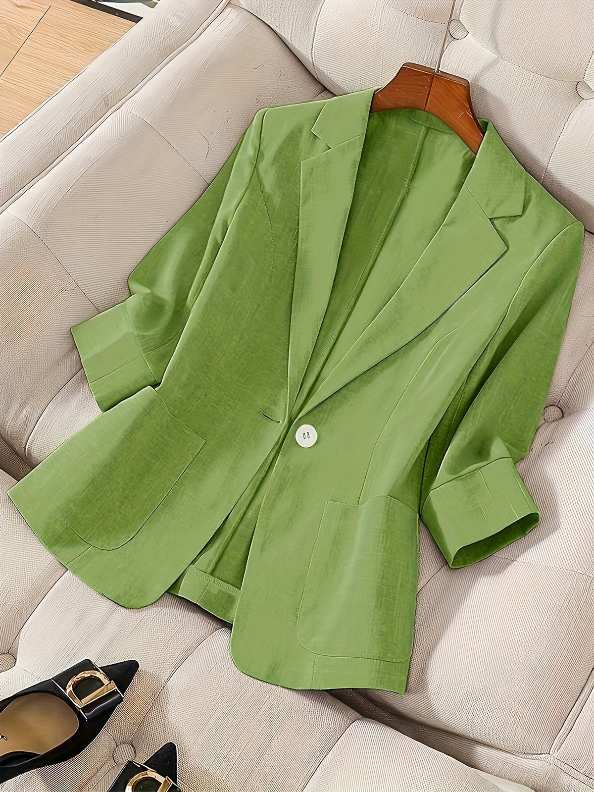 Damen Leichter Einreihiger Blazer