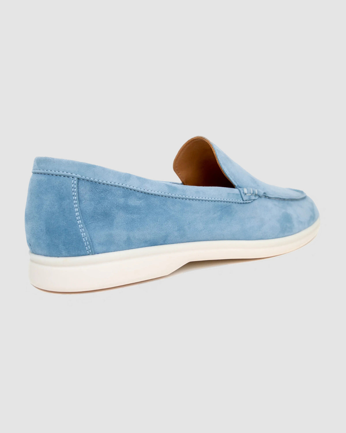 Herren Loafer in Wildleder-Optik, Slip-On – Babyblau, Bild 2