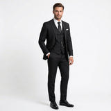 Herren Anzug Dreiteilig Slim Fit