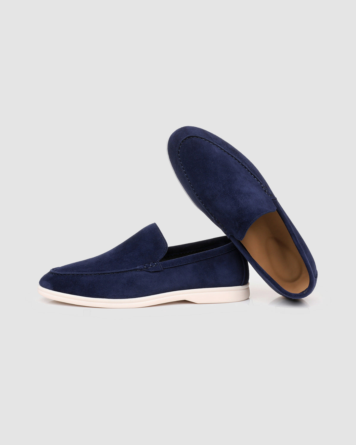 Herren Slip-On Loafer mit matter Oberfläche – Marineblau, Bild 2