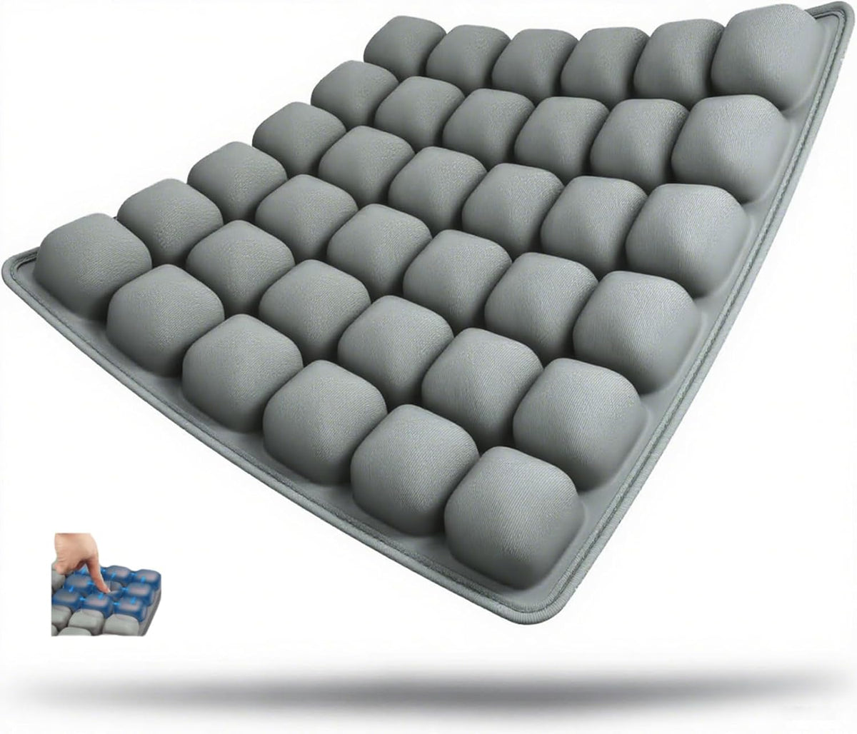 Aufblasbares Sitzkissen - Ergonomisches Luftkissen mit 36 Luftzellen