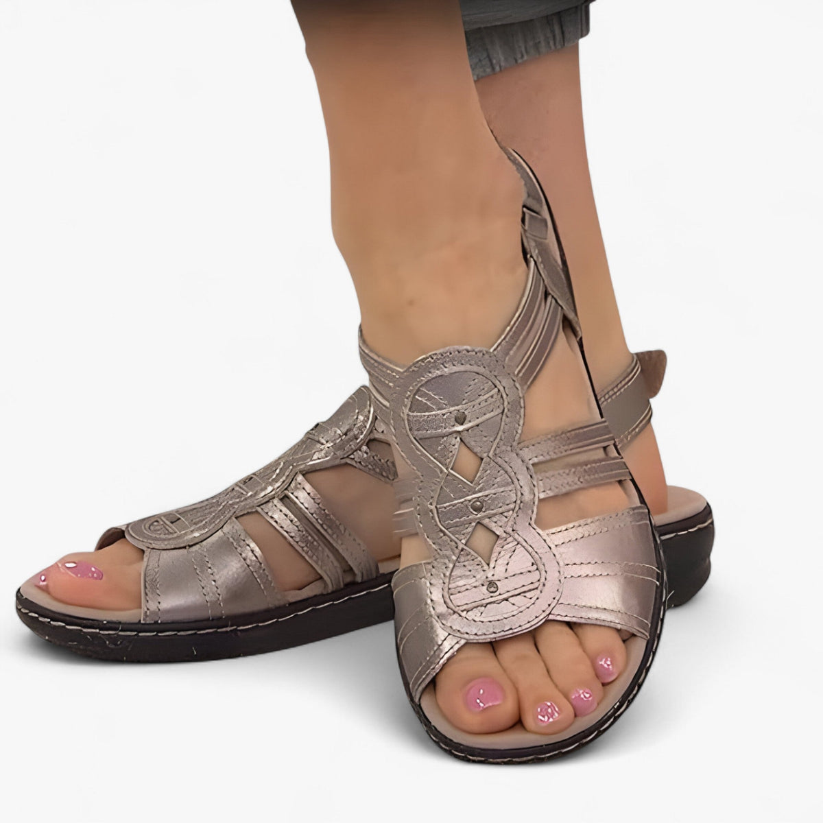 Damen Sandalen mit Keilabsatz