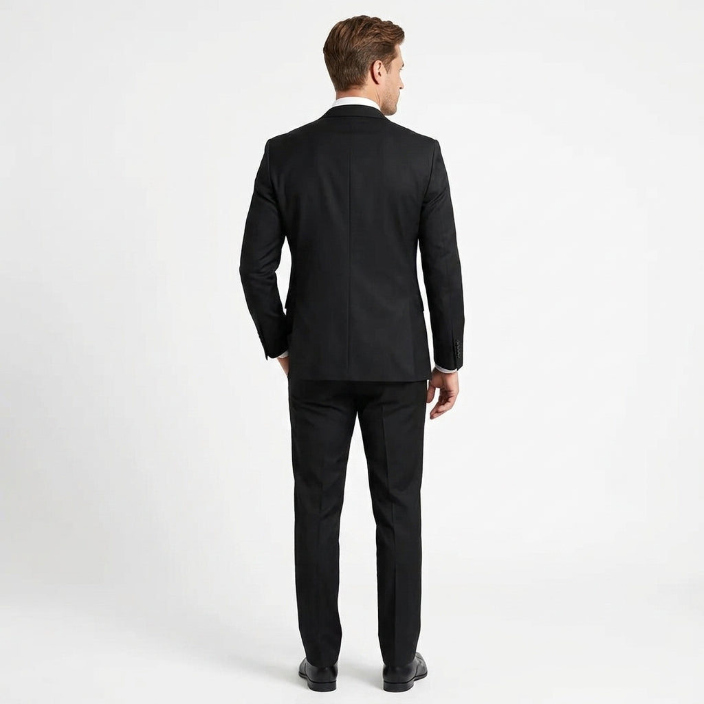 Herren Anzug Dreiteilig Slim Fit