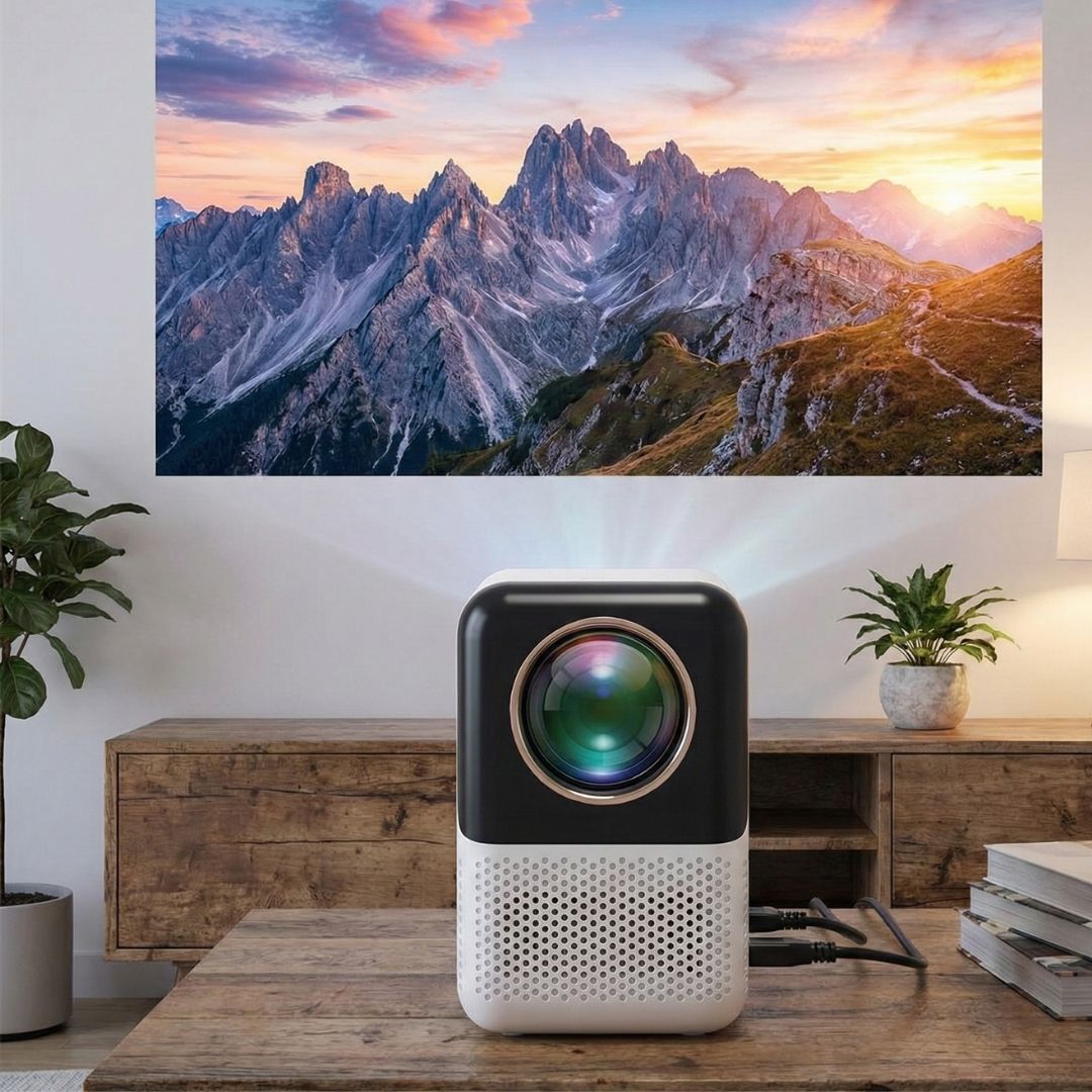 Mini-Projektor HD für Heimkino, tragbar – Ansicht 4