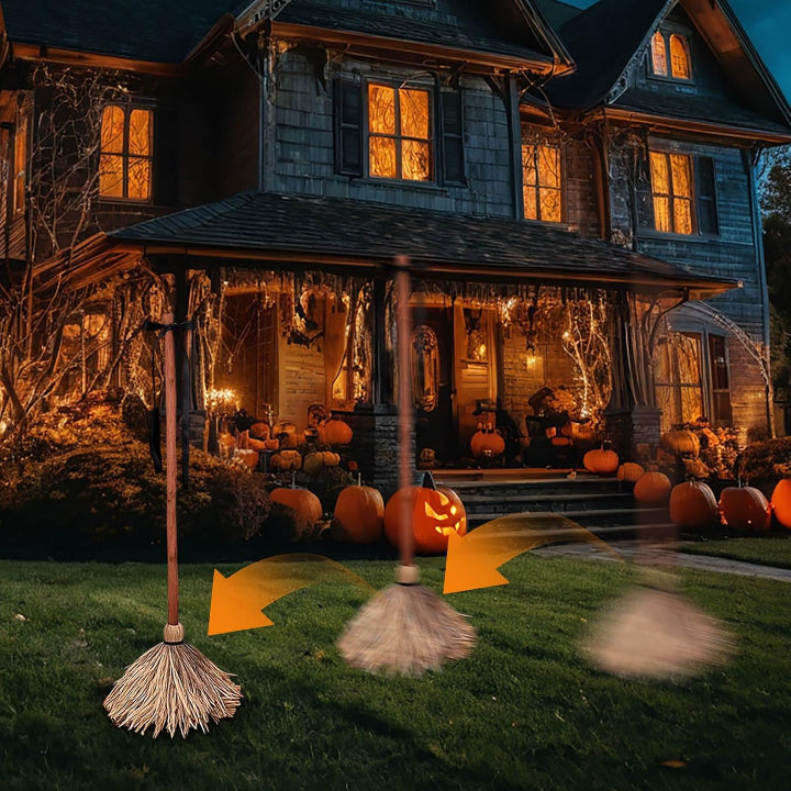 Fliegender Hexenbesen - Aktivierung durch Geräusch und Bewegung