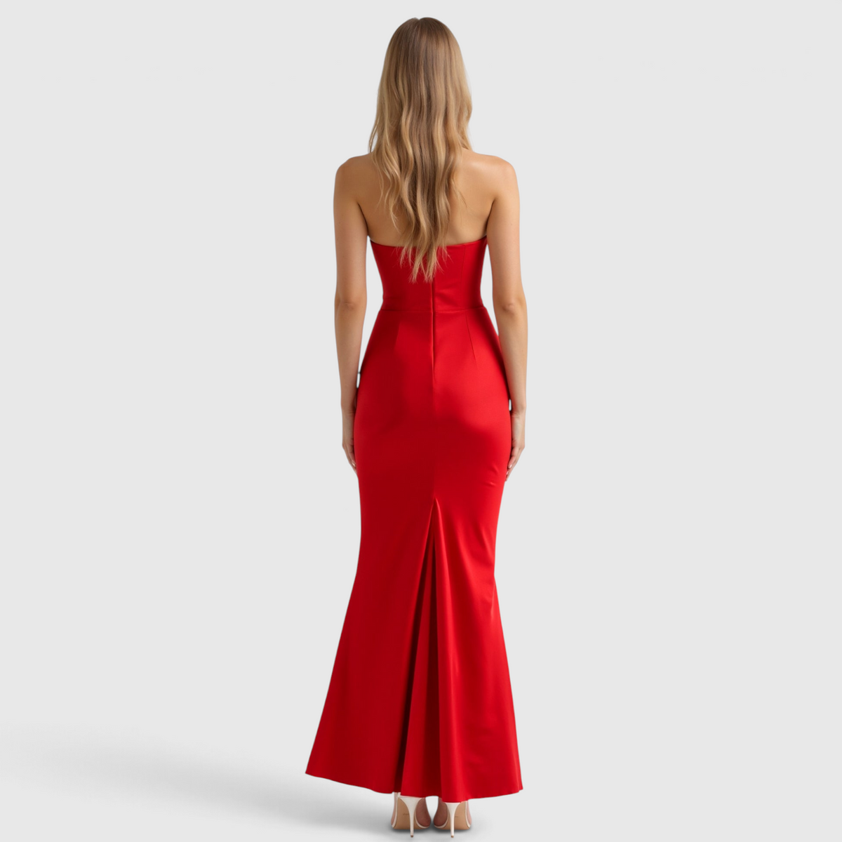 Women's Column Maxi Dress - Elegant Wedding Guest Dress