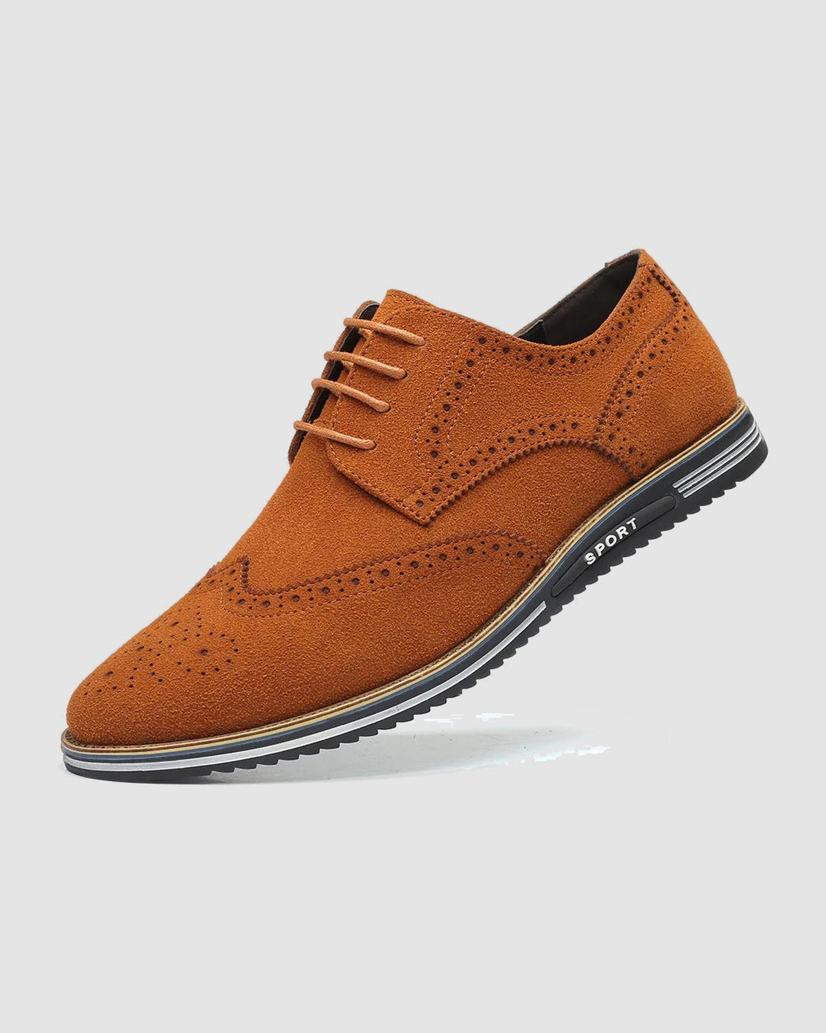 Herren Schnürschuhe casual in Braun