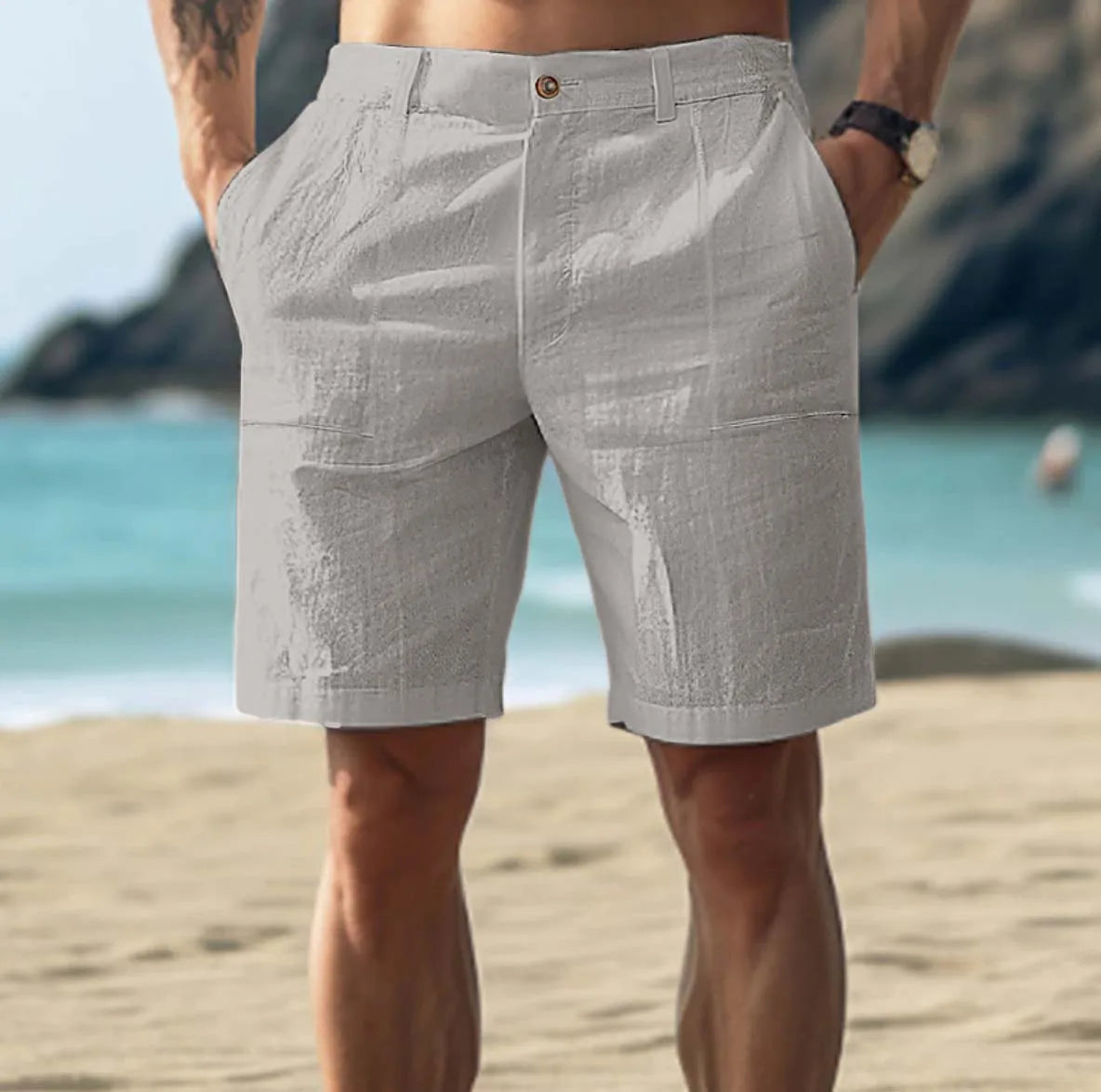 Herren Leinen-Shorts - Leicht, luftig & sommerlich bequem