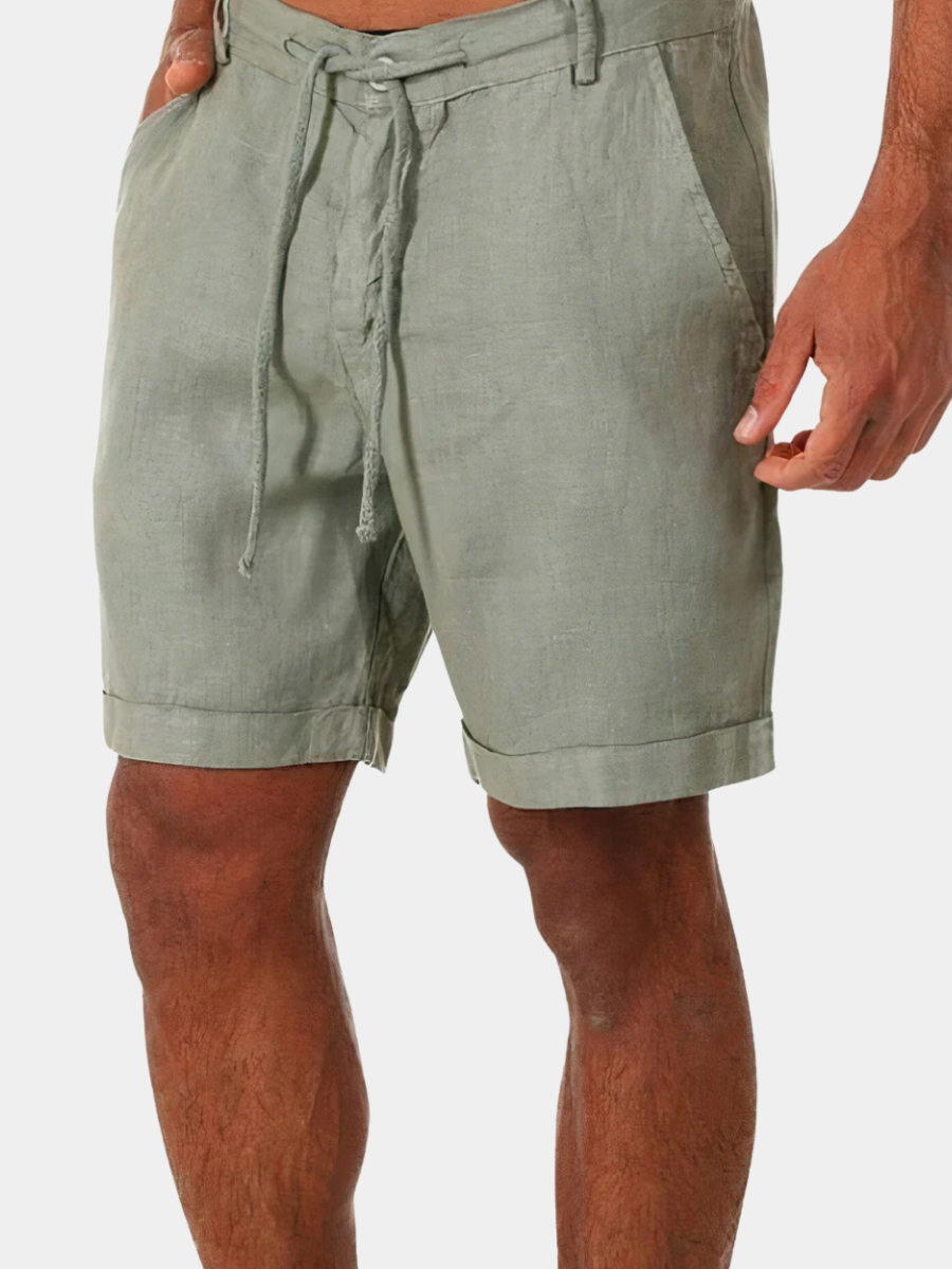 Herren Leinen Shorts - Klassisch, bequem für warme Tage