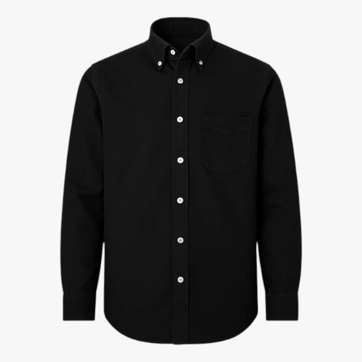 Herren Hemd Langarm Baumwolle