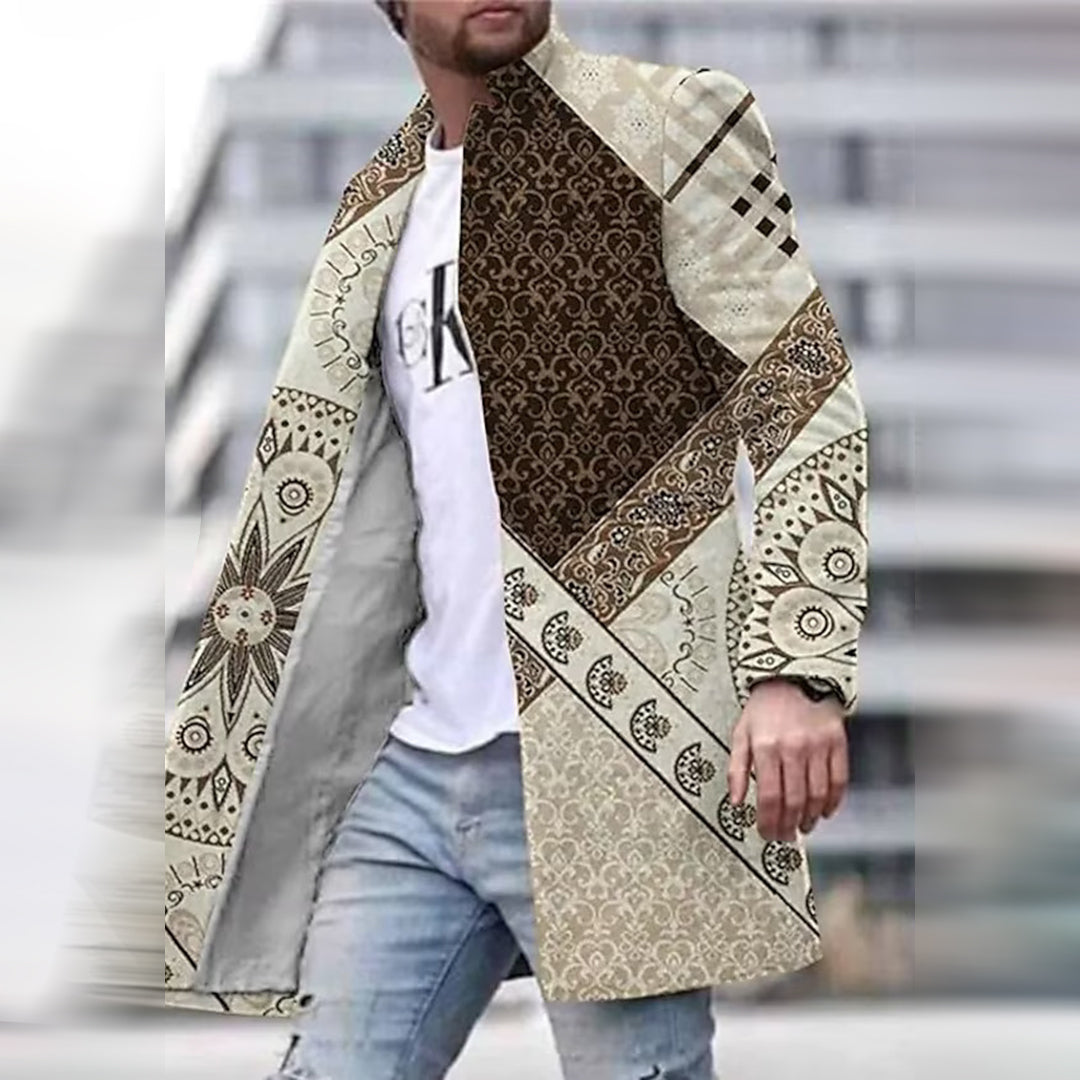 Herren Modejacke - Einzigartiges Abstraktes Muster, Laurent