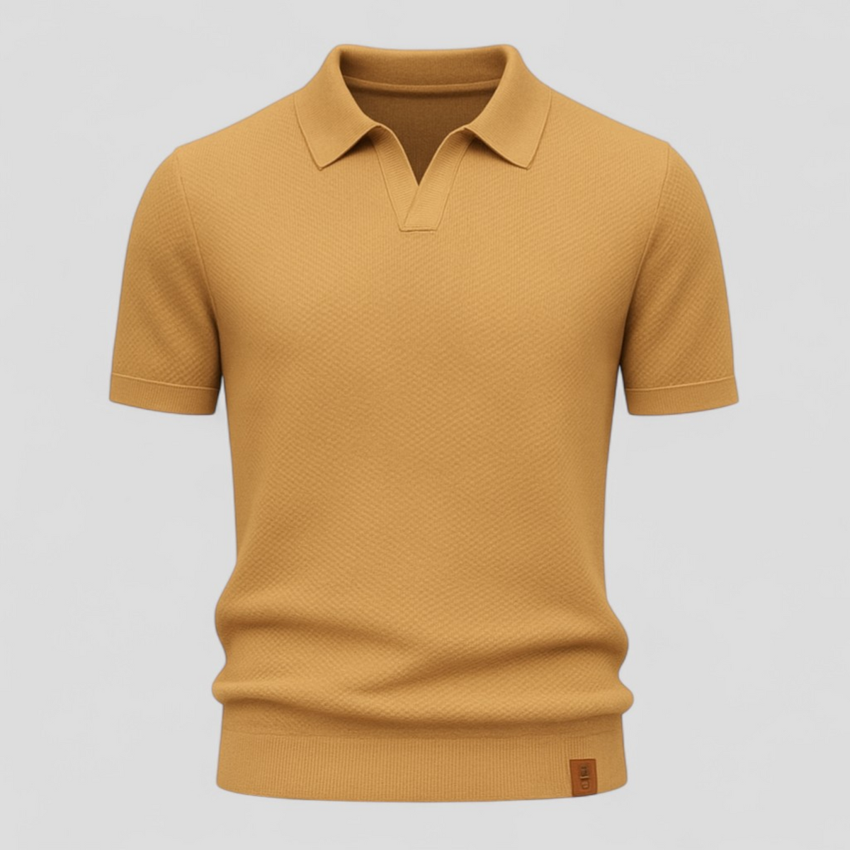 Herren Poloshirt Kurzarm Strukturgewebe