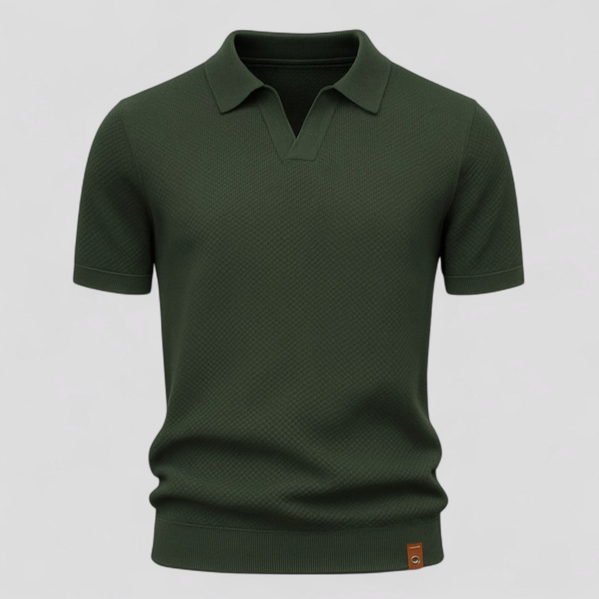 Herren Poloshirt Kurzarm Strukturgewebe