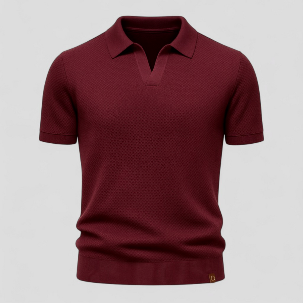Herren Poloshirt Kurzarm Strukturgewebe
