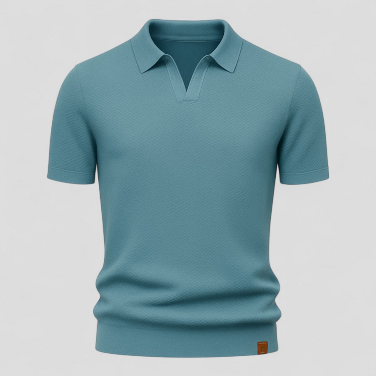 Herren Poloshirt Kurzarm Strukturgewebe