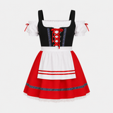 Dirndl mit Spitzenbesatz