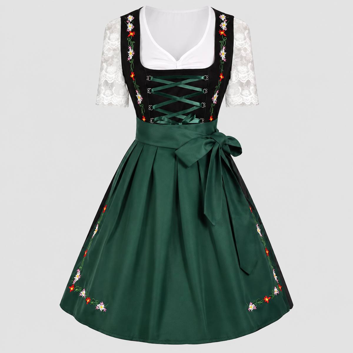 Dirndl Klassisch Geschnürt