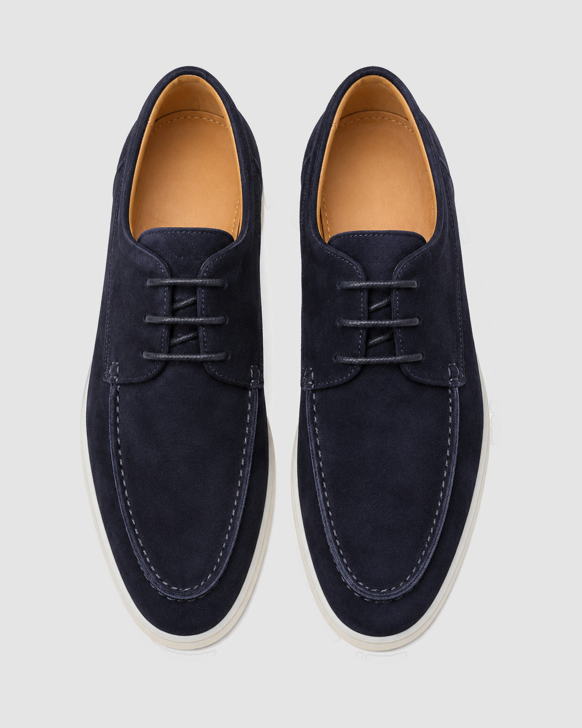 Herren Derby Schnürschuhe aus Wildleder – Dunkelblau