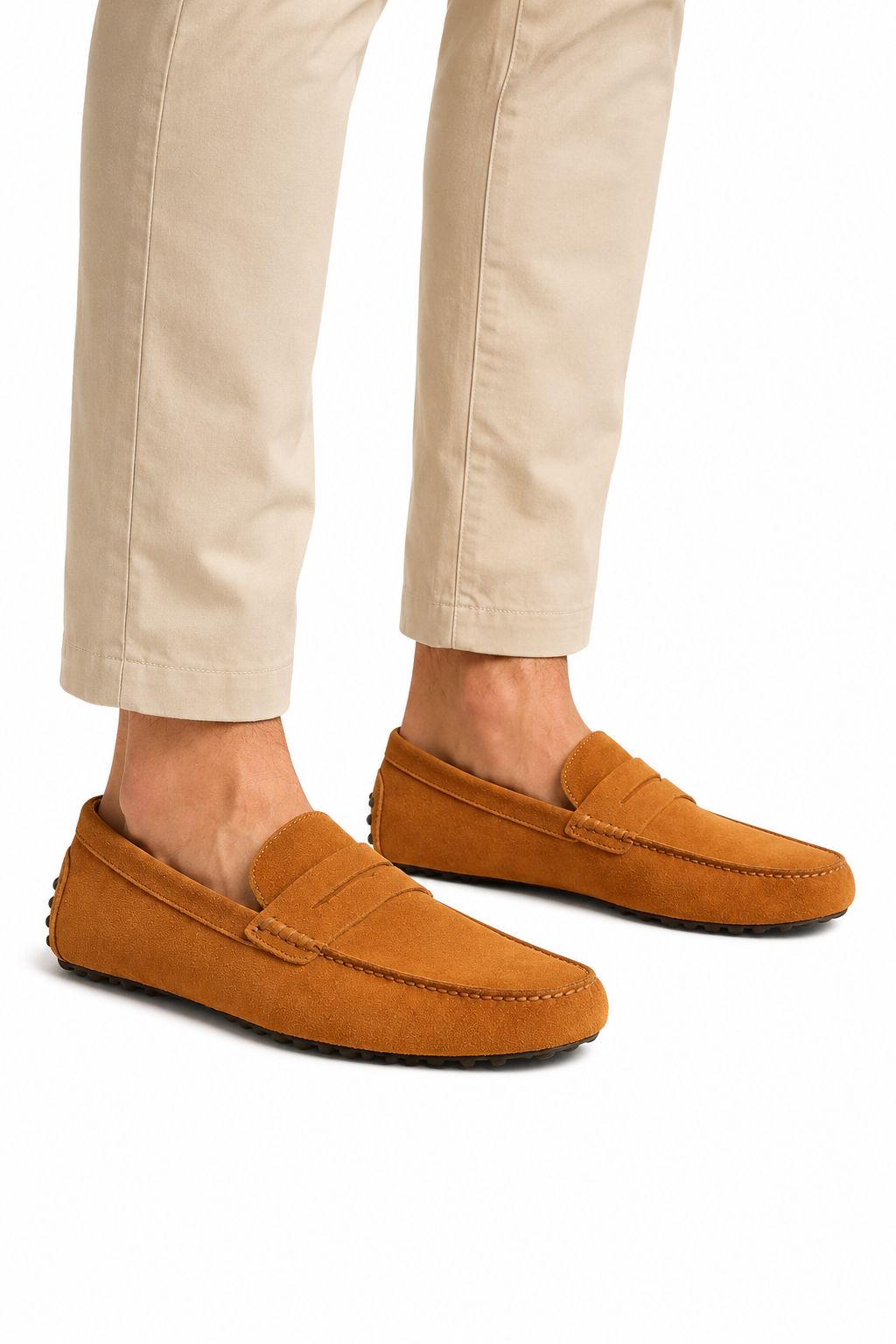 Herren Driver Mokassins Dunkelbraun – Penny-Design